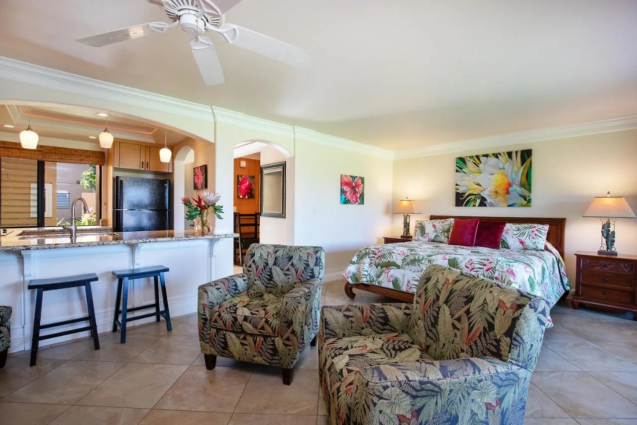 Front King Bed Ocean View In Ekahi Apartman Wailea
