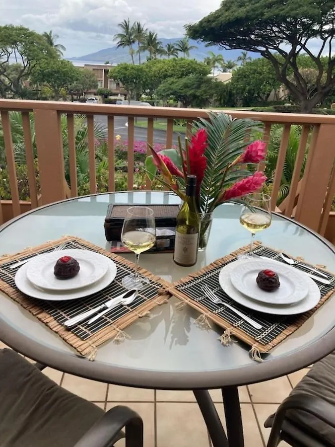 公寓 Beautiful 2 Bedroom Oceanview At Maui Kamaole Located At South End Of Kihei Adjacent To Traditional Hawaiian Style *