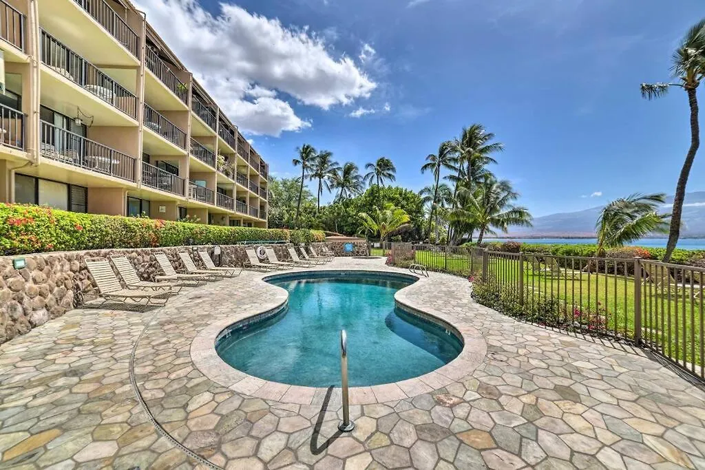 Stunning Maui Direct Ocean Front On The Beach, Walk To From Condo, Watch Turtles, Whales, Ac In Ocean View Pool And Appartement *
