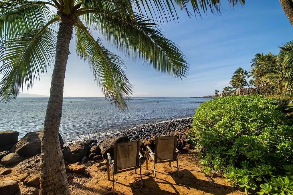 Appartement Stunning Maui Direct Ocean Front On The Beach, Walk To From Condo, Watch Turtles, Whales, Ac In Ocean View Pool And *