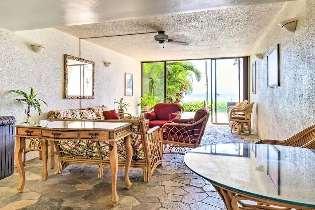Stunning Maui Direct Ocean Front On The Beach, Walk To From Condo, Watch Turtles, Whales, Ac In Ocean View Pool And Appartement Wailuku