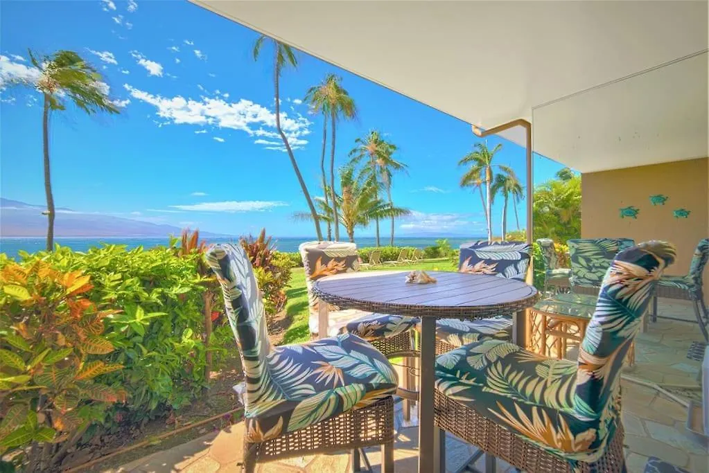 Appartement Stunning Maui Direct Ocean Front On The Beach, Walk To From Condo, Watch Turtles, Whales, Ac In Ocean View Pool And *