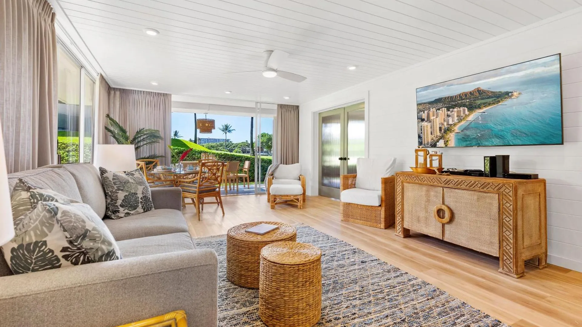 Newest Unit - California Meets Maui 1 Bedroom Golfcourse View H105 Semesterbostad *