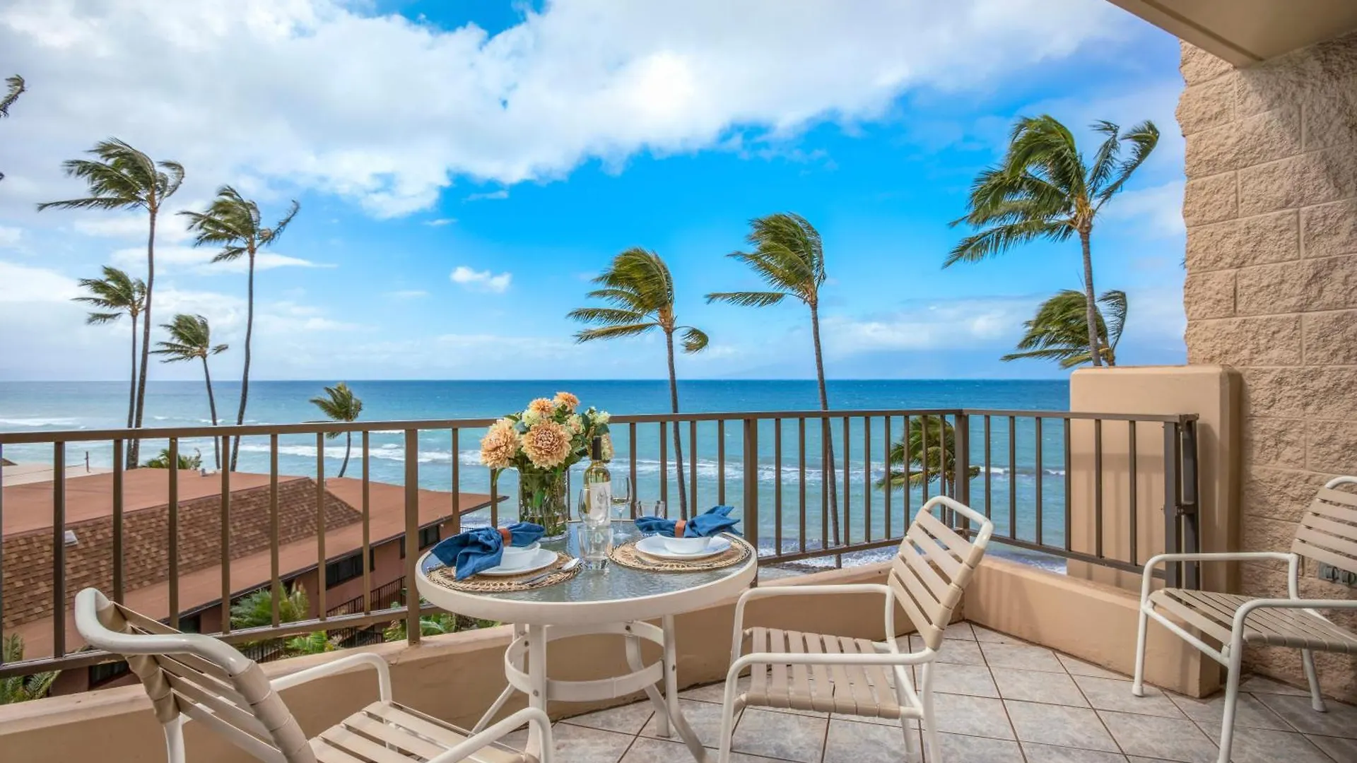 Apartment Kbm Free Car Paki Maui Pm-409 Stunning Ocean Front Penthouse Napili-Honokowai