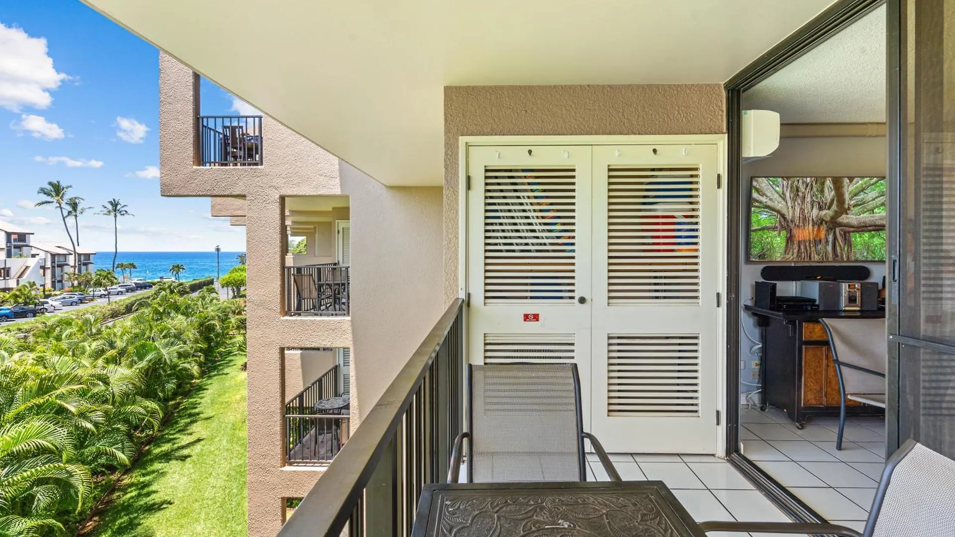 Rear Ocean View 2 Bedroom Single Level At Kamaole Sands 9-305