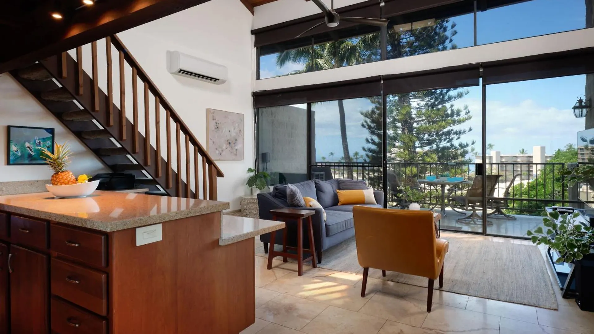 Stylish Maui Loft Split Ac Ocean Views Lanai Casa de Férias