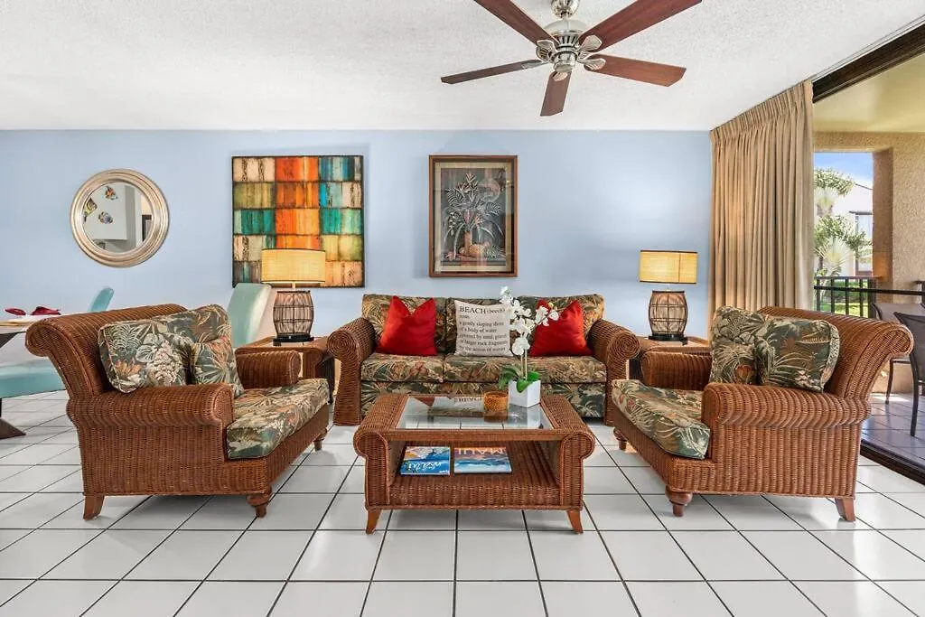 Rear Ocean View 2 Bedroom Single Level At Kamaole Sands 9-305 *