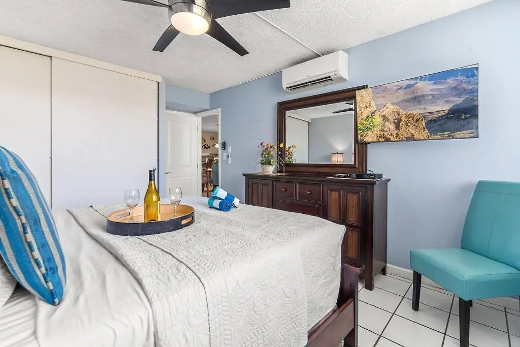 Rear Ocean View 2 Bedroom Single Level At Kamaole Sands 9-305 *