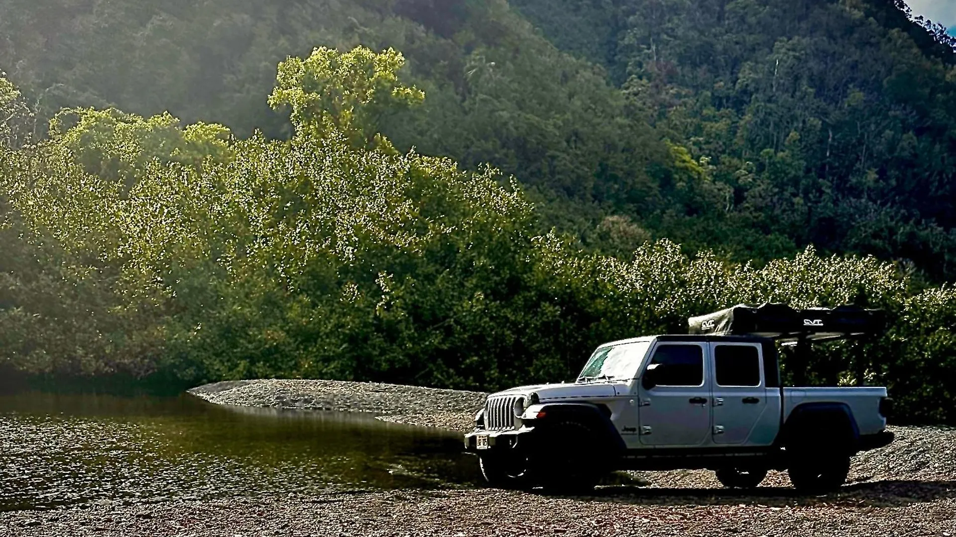 Luxury tent Aloha Glamp's Maui Adventure: Jeep & Rooftop Tent Island Exploration Haiku
