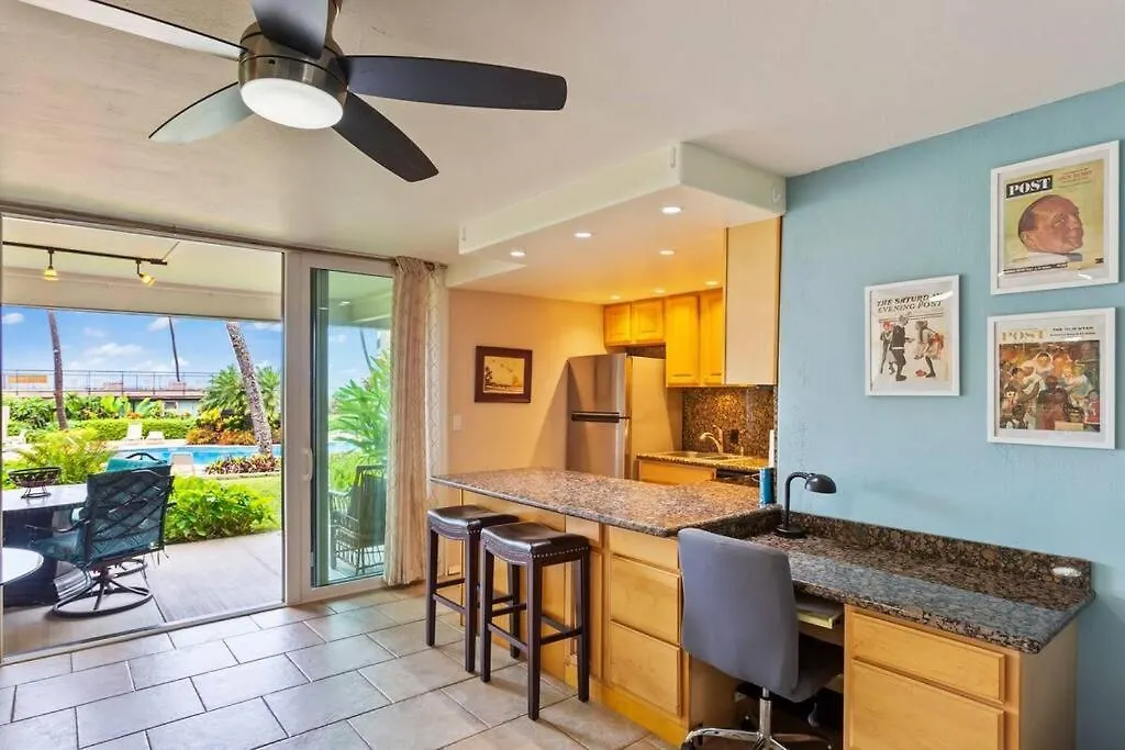Hale Ono Loa 114- Ground Floor Partial Ocean View Gem Lägenhet *