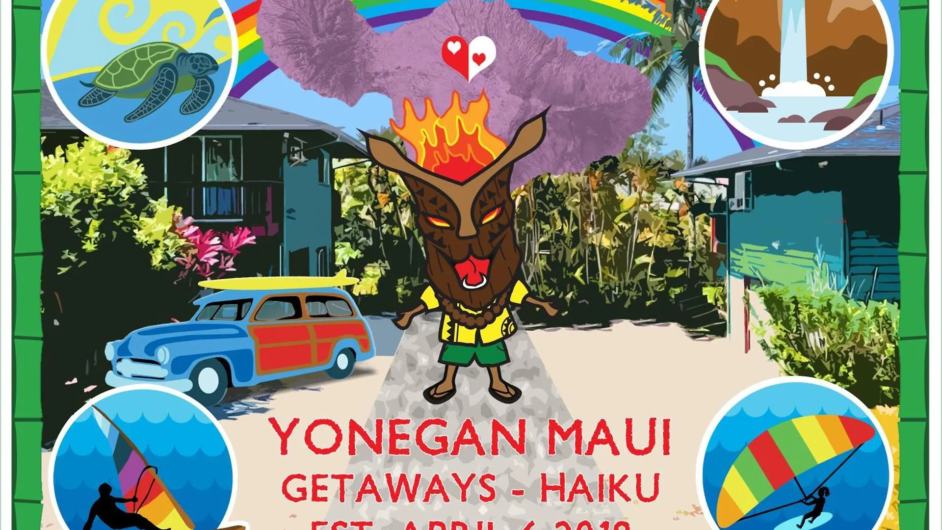 Yonegan Maui Getaways - Апартаменты Haiku