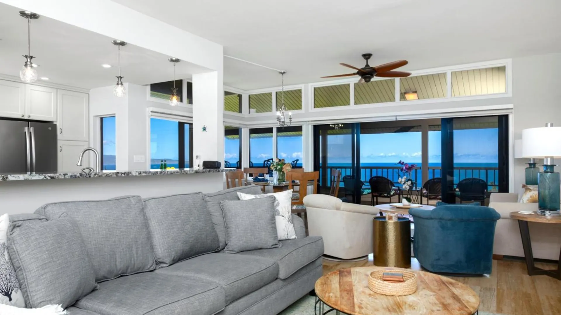 Apartment Kbm Free Car Ridge Oceanfront 2-bedroom With Expansive Lanai Breathtaking Views Krv-1622 *