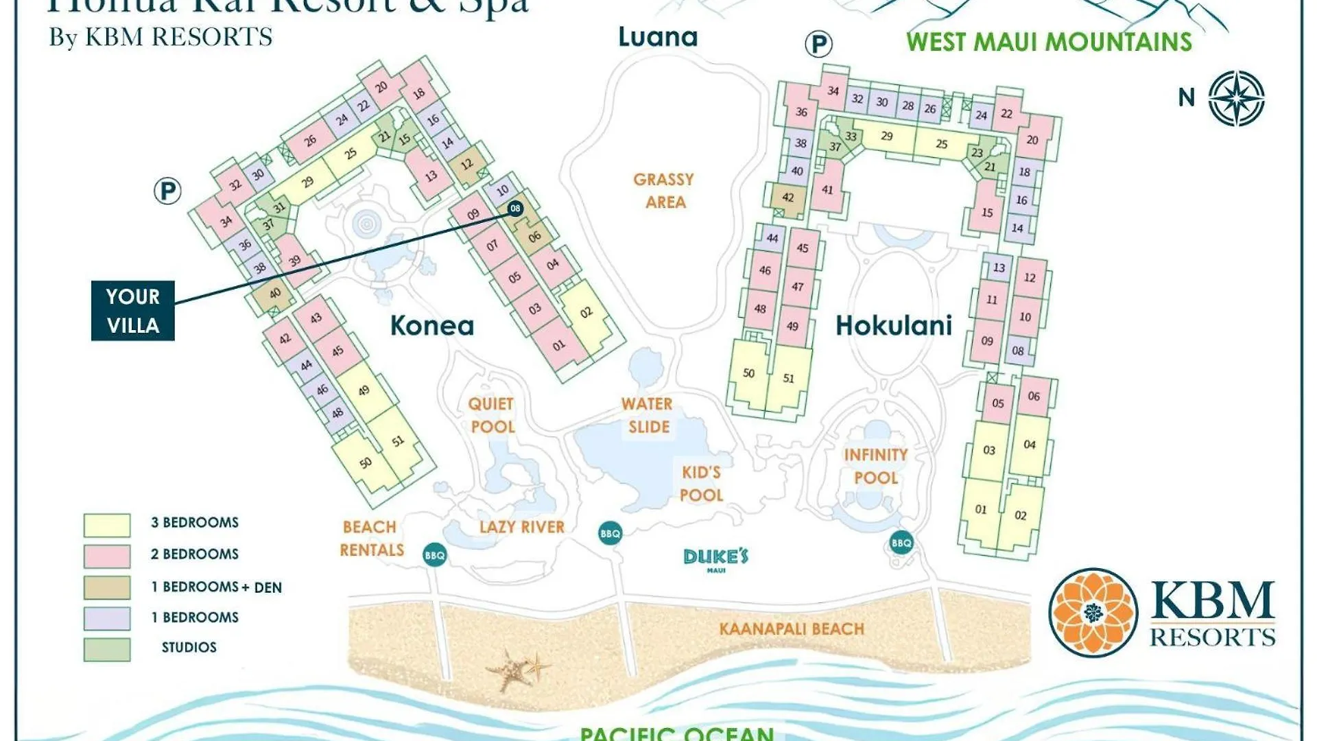 Kbm Resorts Free Car Honua Kai Konea 2-Bedroom Condo Perfect For Families Easy Pool Access Hkk-108 卡纳帕利