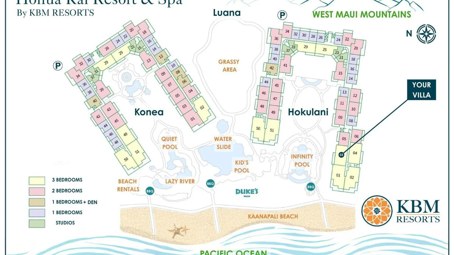 Kbm - Free Car - Honua Kai Hokulani - Oceanfront - 11-bedroom Private Bbq On Balconies Hkh-201 Hkh-203 Hkh-204 Hkh-211 Apartamento
