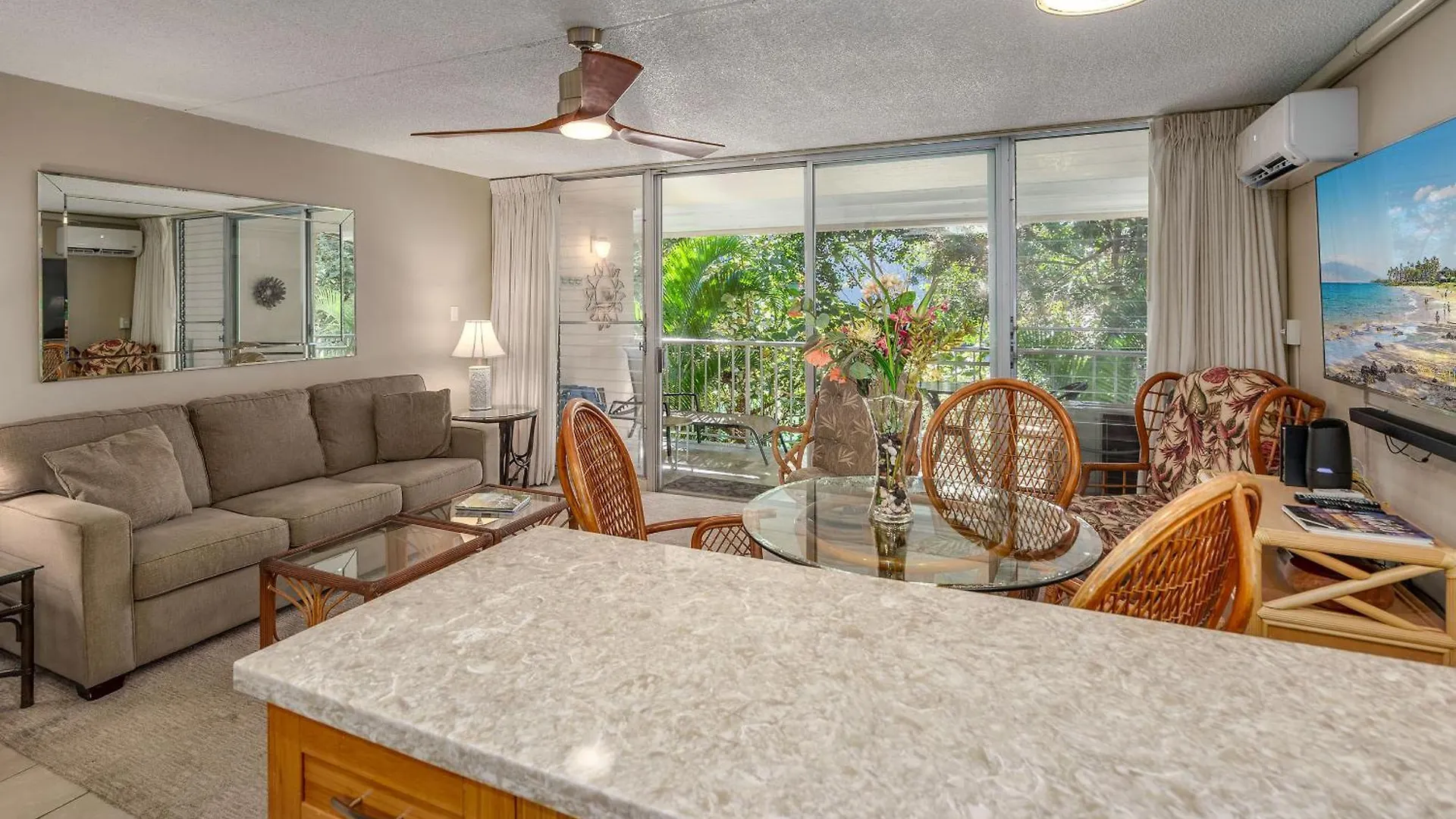 Kihei Kai Nani 238 - Garden View 1 Bedroom, Split Ac, Steps To Kamaole Ii Beach! Holiday home Wailea (Maui)