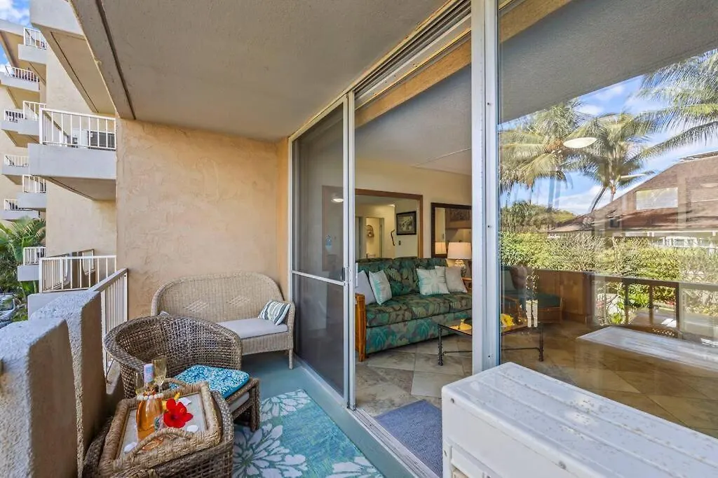 Nani Kai Hale 208- Beachfront 1 Bedroom 2 Bathroom Condo, Oceanview
