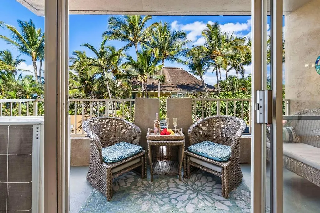 Nani Kai Hale 208- Beachfront 1 Bedroom 2 Bathroom Condo, Oceanview