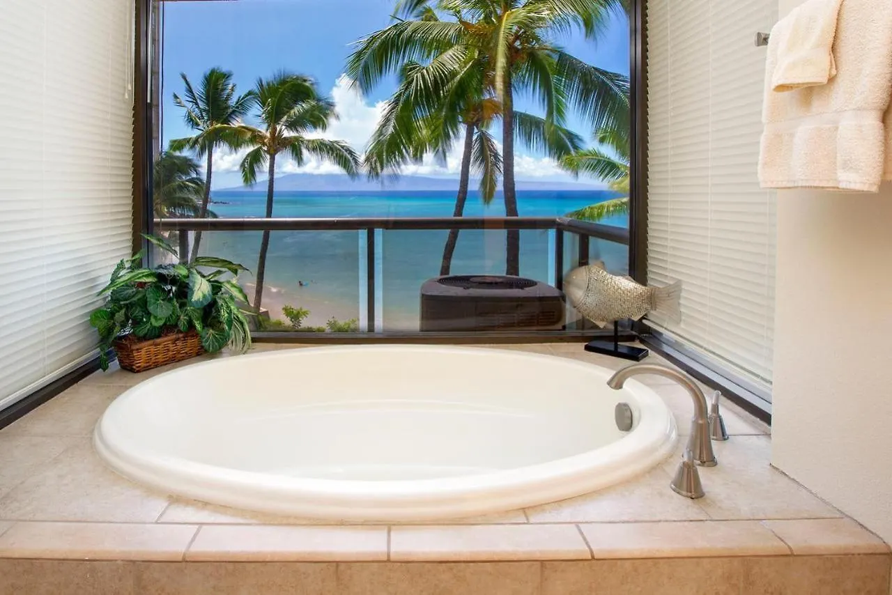 Ocean Front Remodeled Corner Unit W/ Ac - Sk234 펜션 Kahana