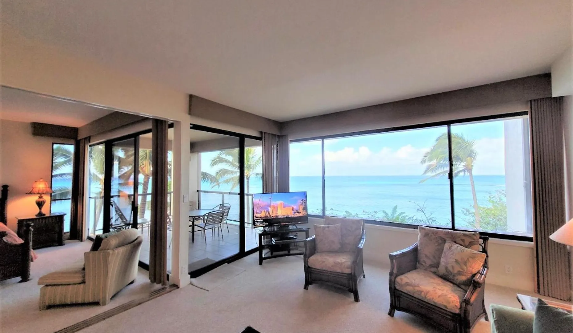 Ocean Front Remodeled Corner Unit W/ Ac - Sk234 * Kahana