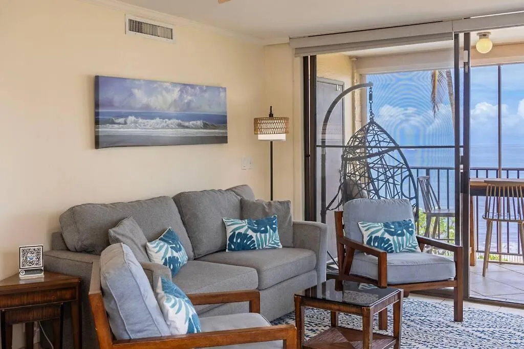 Apartment 301- Oceanfront 2 Bedroom 2bath On 6 Mile Kihei
