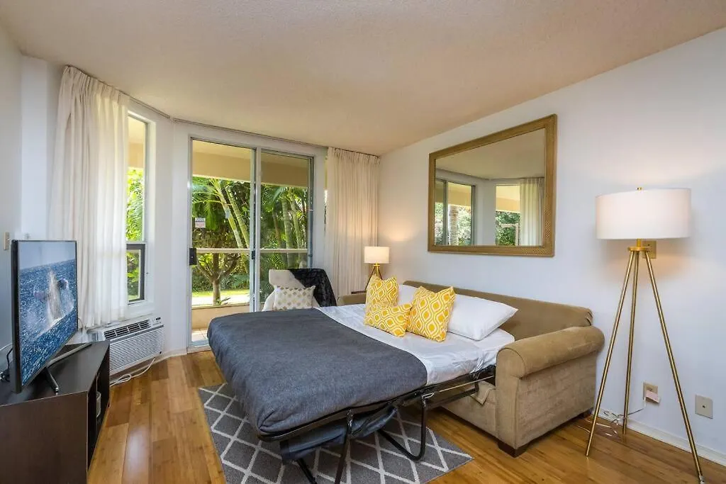 Chic Steps From White Sandy Fast Wi-fi Apartment Wailea (Maui)
