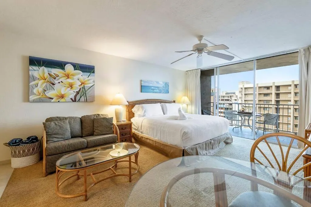 Royal 1019- 10th Floor Partial Ocean View At Kahana