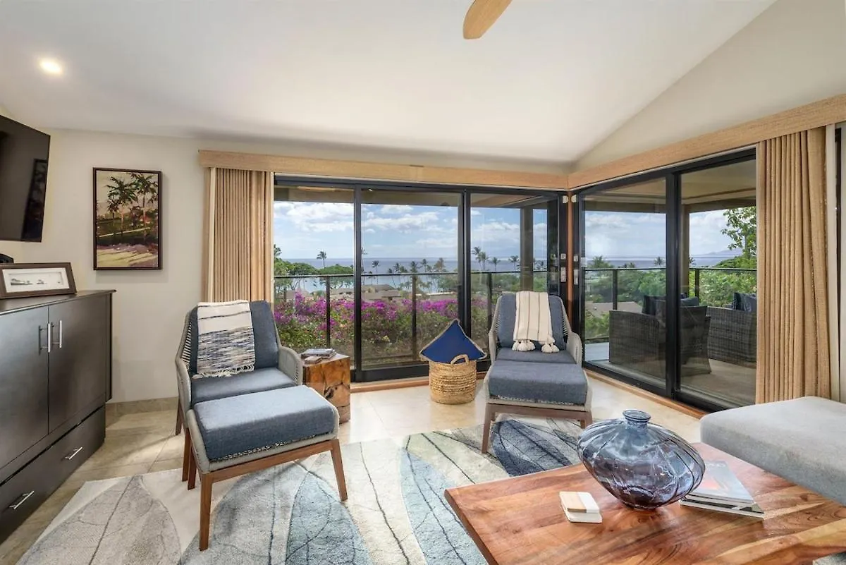Holiday home Wailea Elua #202 — Huge Views — Luxury Remodel *