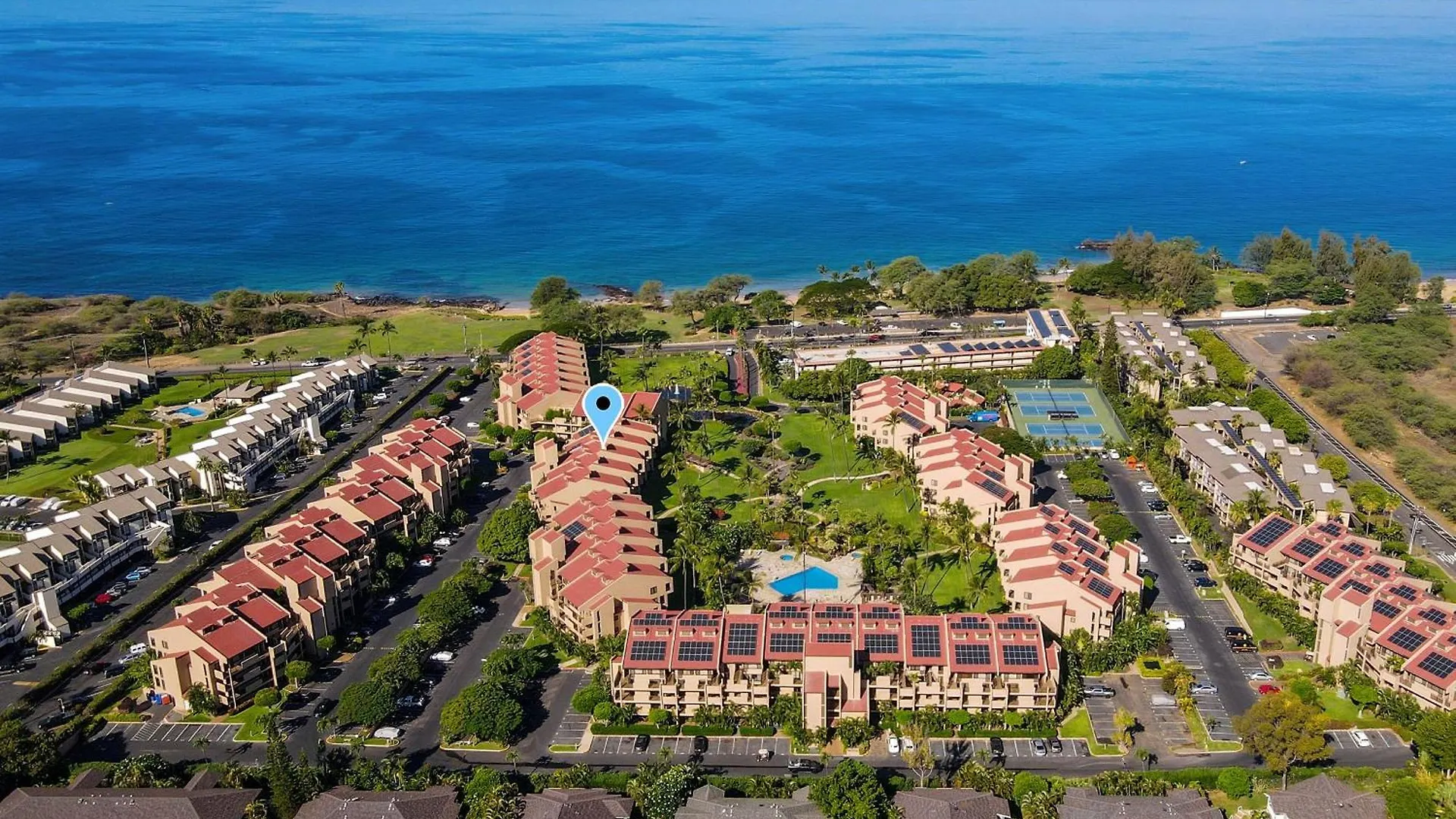 Kamaole Sands 7-406, Courtyard & Ocean Views, Ac Holiday home *