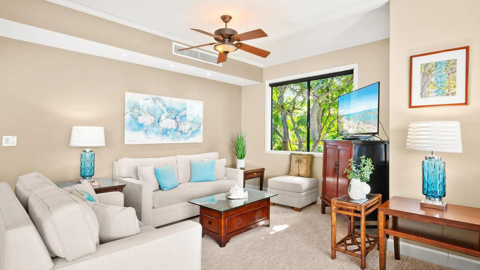 Makena Surf G-201 - End Unit, Panoramic Views, Ac! Holiday home