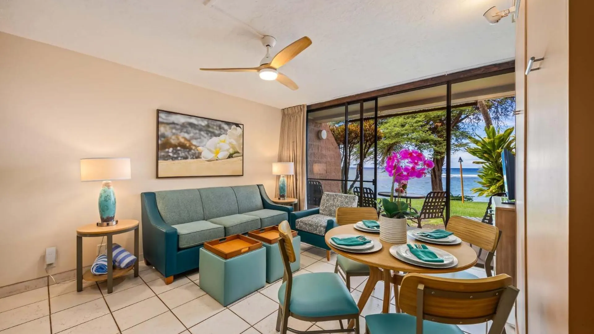 Kuleana Club #707 Oceanfront - 1 Bedroom & 1 Bathroom - Ground Floor * Kahana