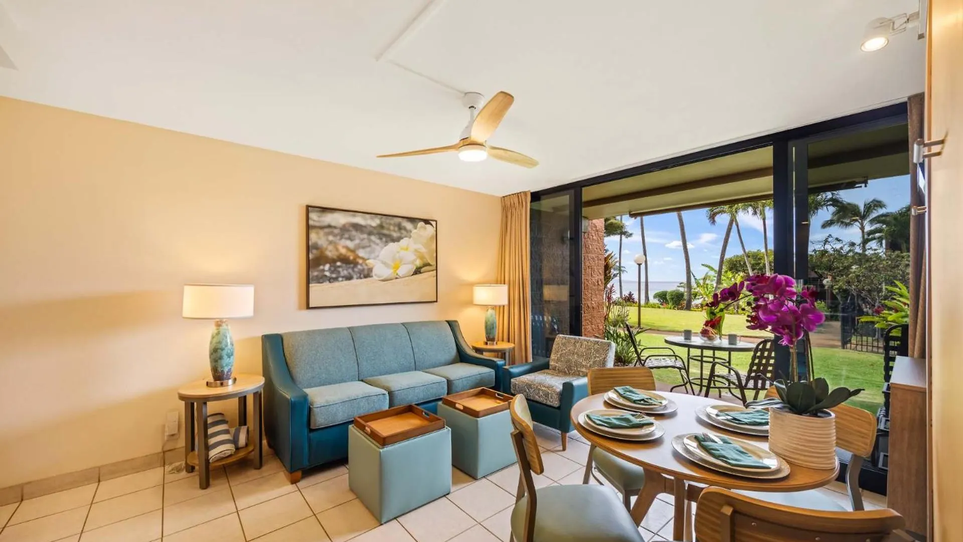 Kuleana Club #707 Oceanfront - 1 Bedroom & 1 Bathroom - Ground Floor * Kahana