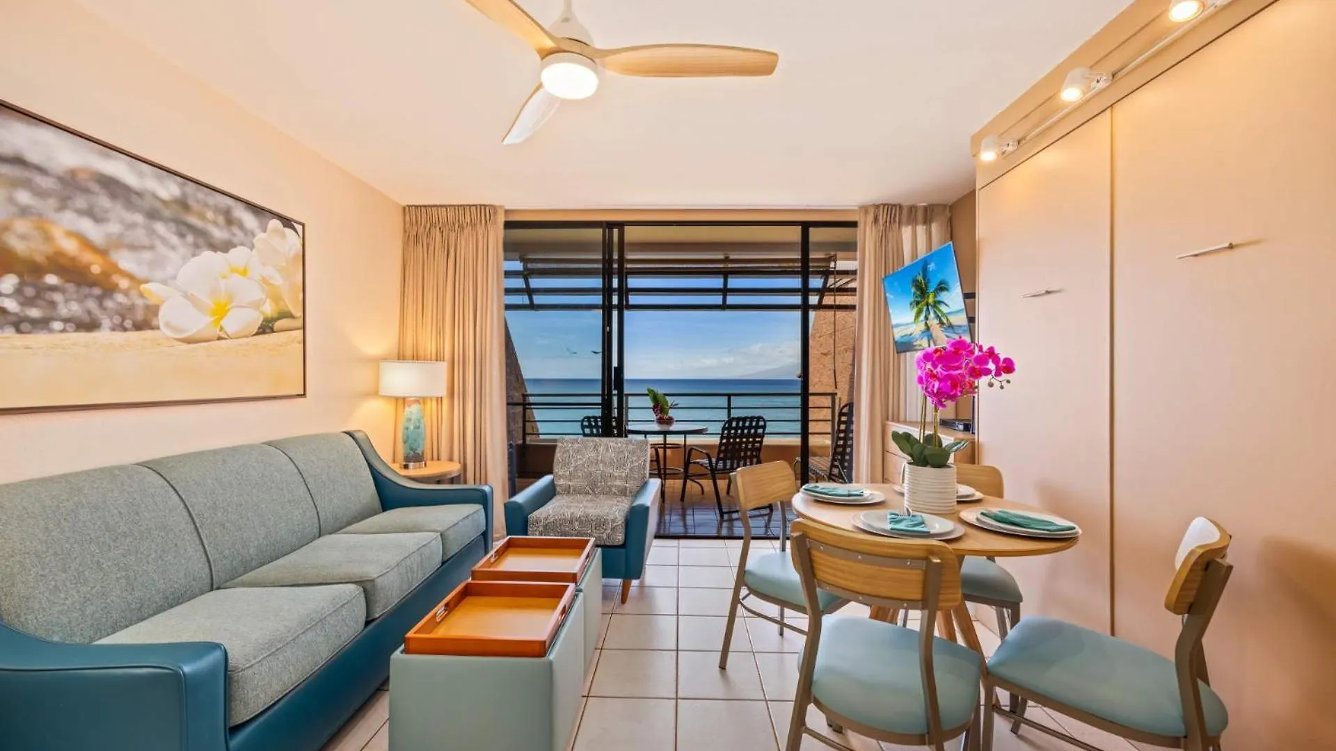Kuleana Club #611 Oceanfront - 1 Bedroom & 1 Bathroom - Gated 2nd Fl