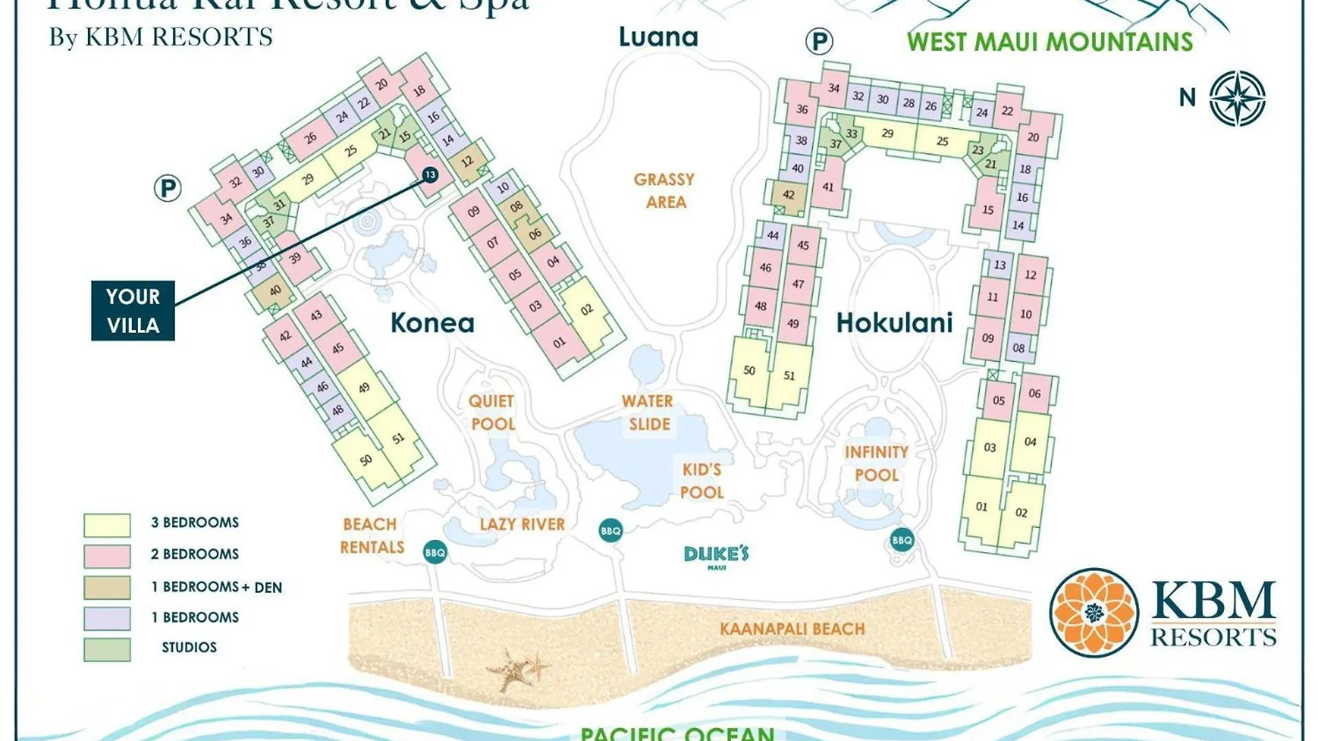 Kbm Free Car Honua Kai Hkk-413 Ocean Views Xl Wraparound Lanai Apartment