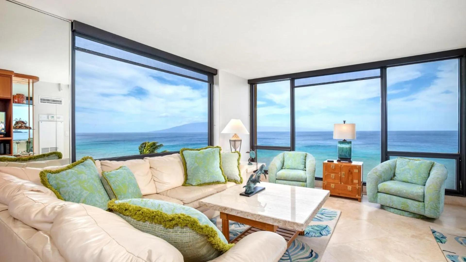 Kbm Free Car Mahana Mah-719 Stunning Ocean Front Lejlighed *
