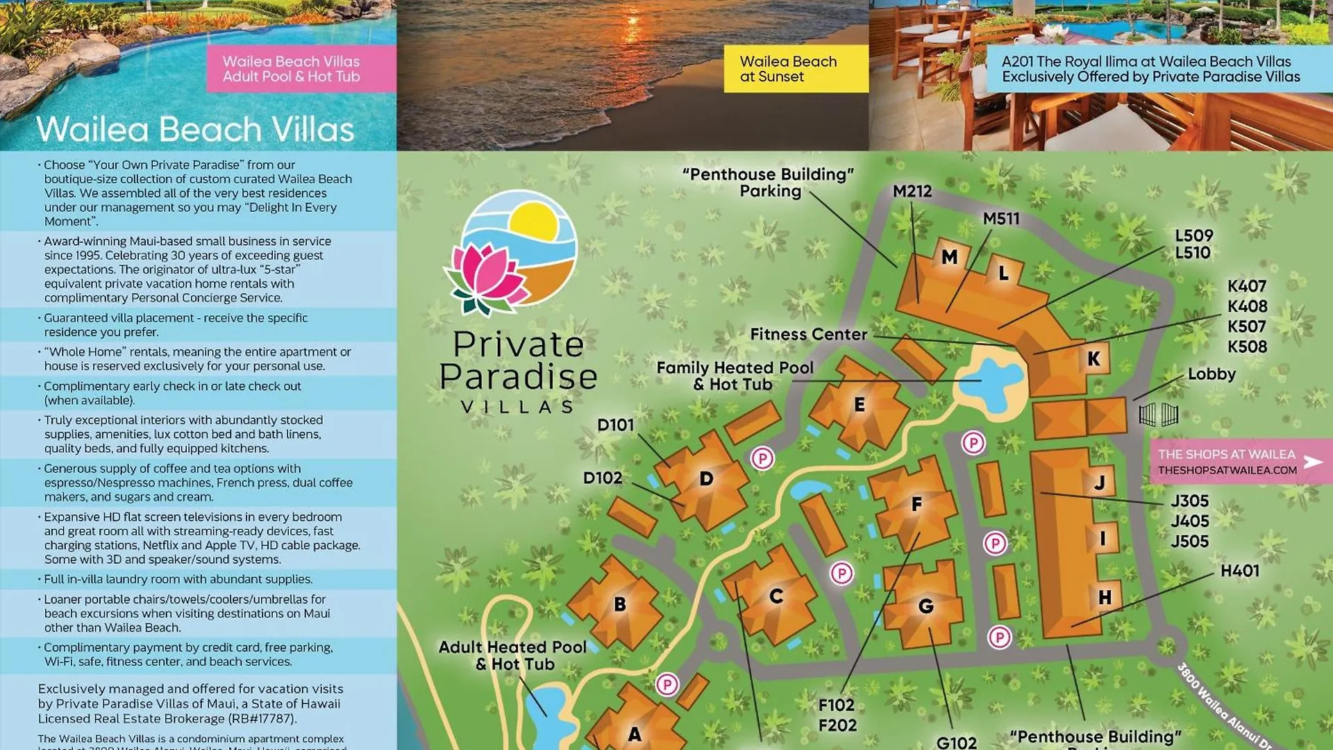 Waileas Super Chic - Super Luxe W- Ocean Views! Experience Seashore K507!