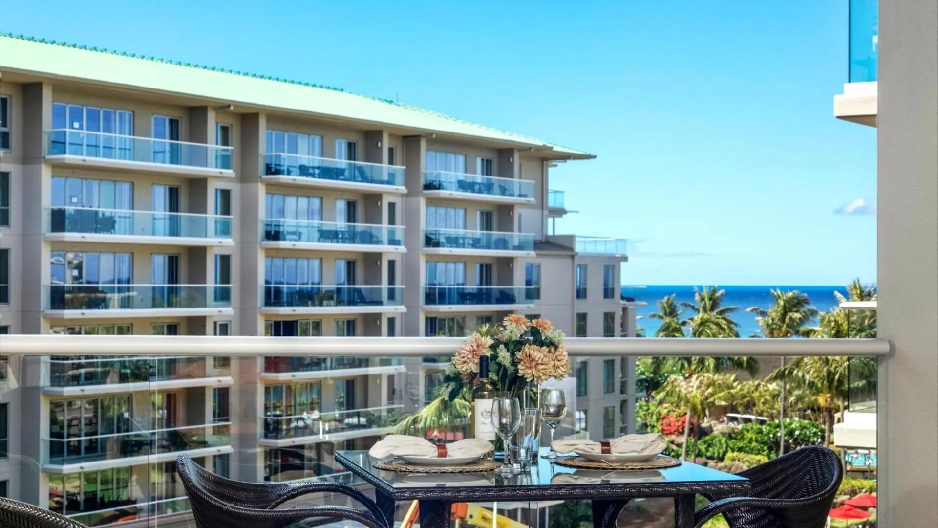 Kbm Spacious Ocean View 2-bedroom Honua Kai Collection Multi Unit Listing Same Floor 2 Free Cars Hkk-53739 Daire