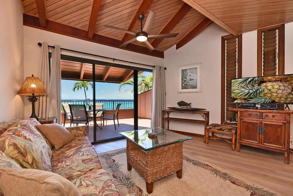 Largest One Bedroom At Kuleana - Oceanfront Unit!! 105 公寓 卡哈纳