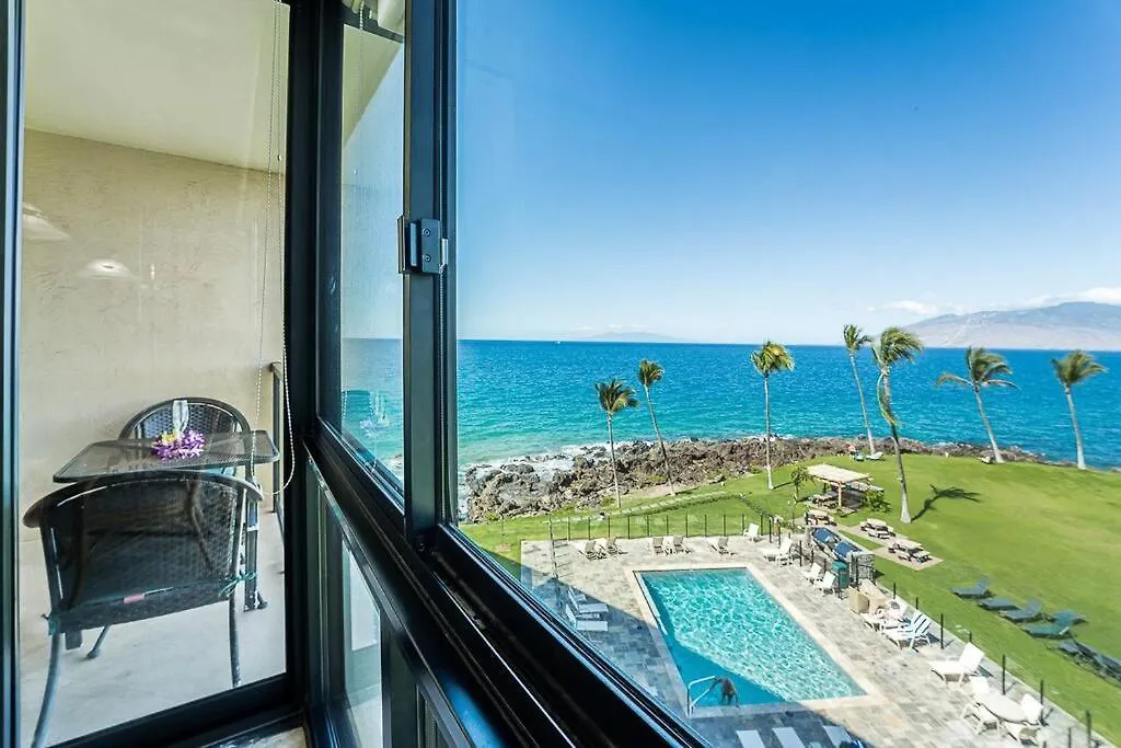 Spectacular Oceanfront Views With Split Ac -wailea *