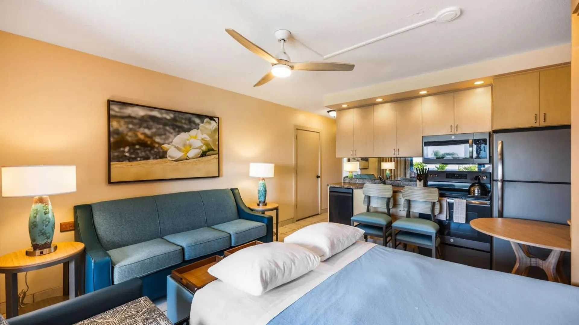 펜션 Kuleana Club #410 Oceanfront 1 Bedroom 1 Bathroom - Gated 2nd Fl