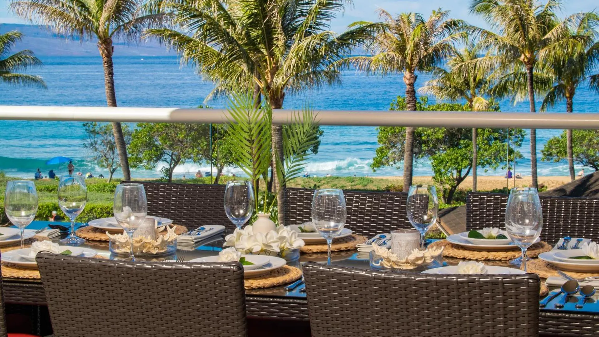Oceanfront Views Above Dukes - Wrap Around Lanai - Outdoor Kitchen Honua Kai H351 拉海纳