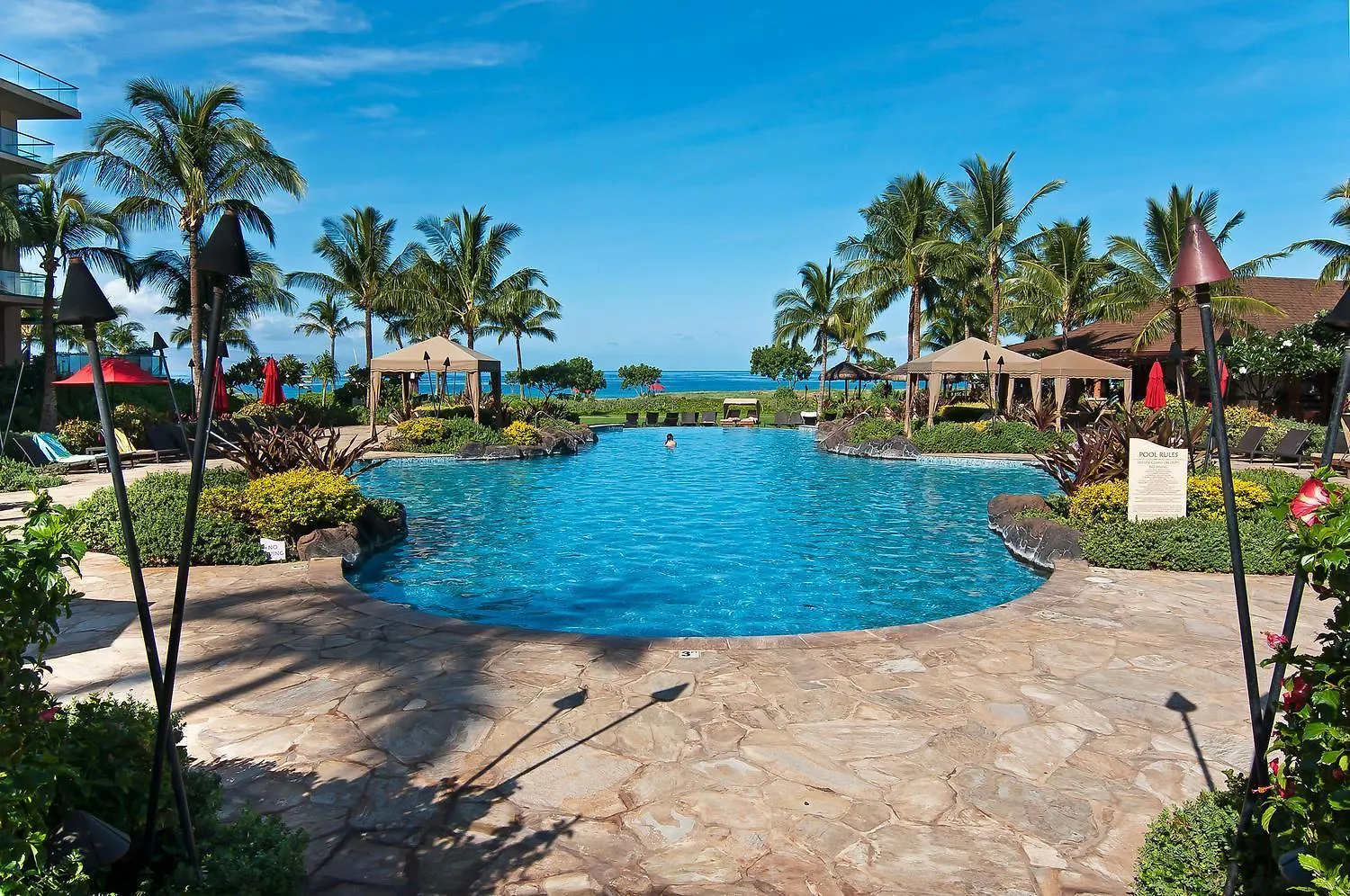 度假居 Oceanfront Views Above Dukes - Wrap Around Lanai - Outdoor Kitchen Honua Kai H351
