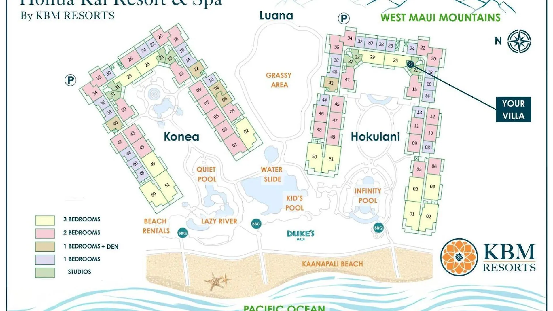 公寓 Kbm Free Car Honua Kai Hokulani Ocean View 2bedroom Hkh-423 Gorgeous With Ocean Views 卡纳帕利
