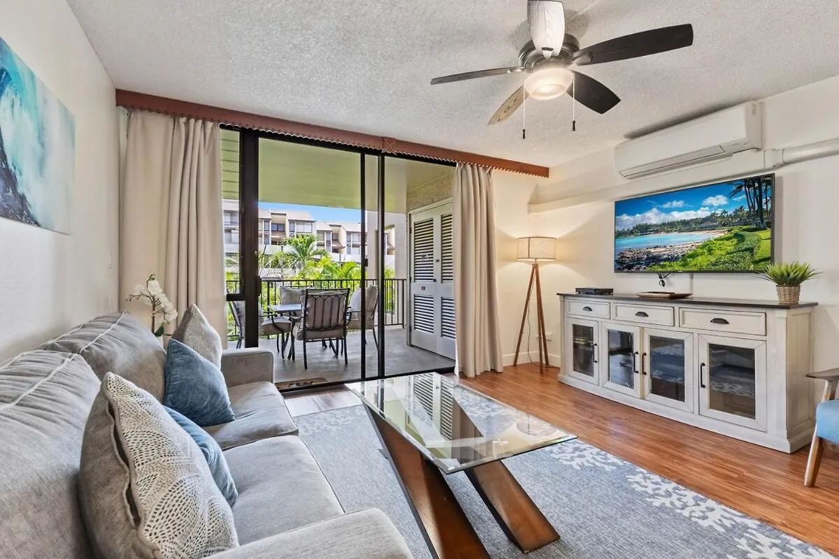 アパート Kamaole Sands 8-204- Kihei Condo, Ac, Across Street From