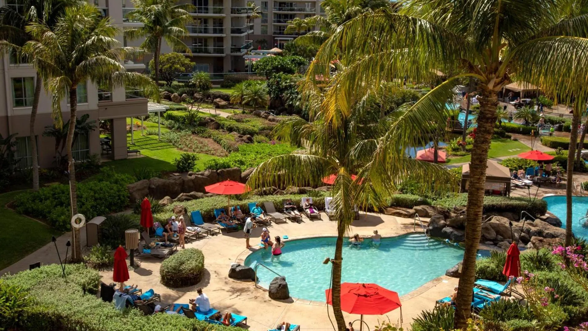 Kbm Spacious Ocean View 6-bedroom Honua Kai Collection Multi Unit Listing Same Floor 2 Free Cars Hkk-44950 Kaanapali